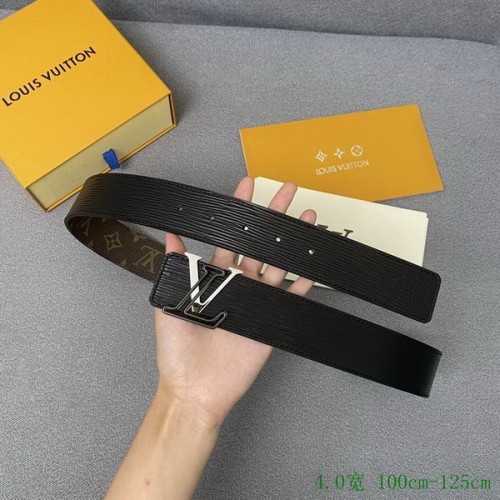 Super Perfect Quality LV Belts(100% Genuine Leather Steel Buckle)-3127