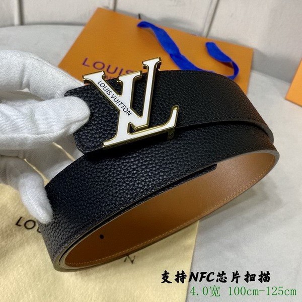 Super Perfect Quality LV Belts(100% Genuine Leather Steel Buckle)-2822