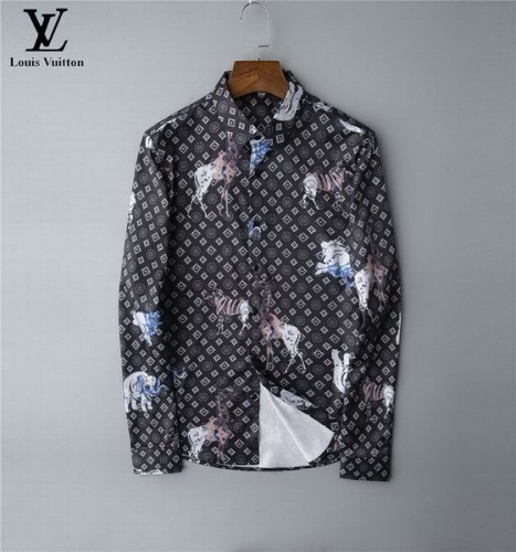 LV long sleeve shirt men-048(M-XXXL)