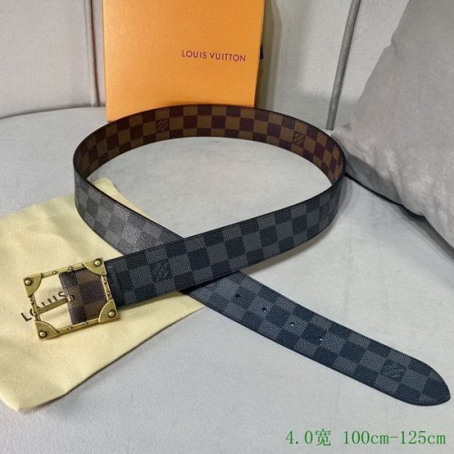 Super Perfect Quality LV Belts(100% Genuine Leather Steel Buckle)-3088
