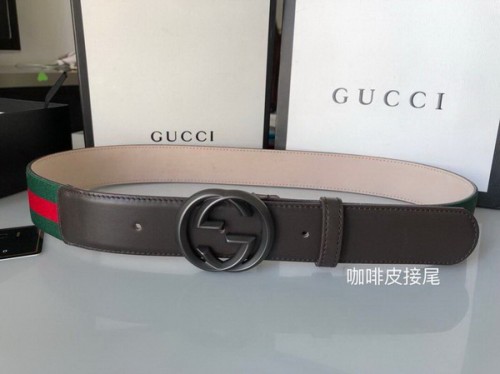 Super Perfect Quality G Belts(100% Genuine Leather,steel Buckle)-2301