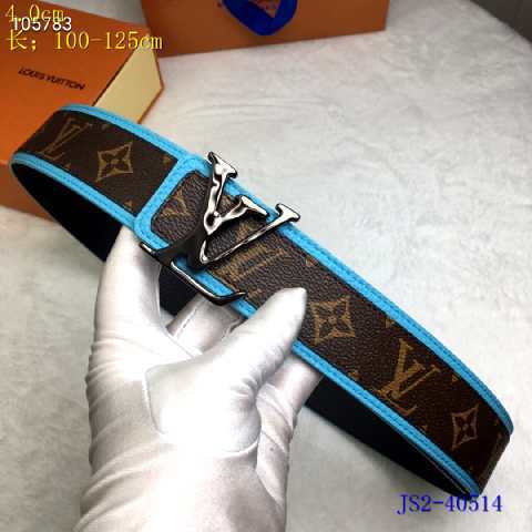 Super Perfect Quality LV Belts(100% Genuine Leather Steel Buckle)-2545
