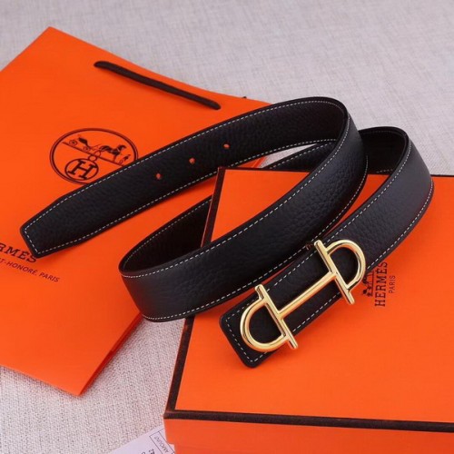 Super Perfect Quality Hermes Belts(100% Genuine Leather,Reversible Steel Buckle)-688