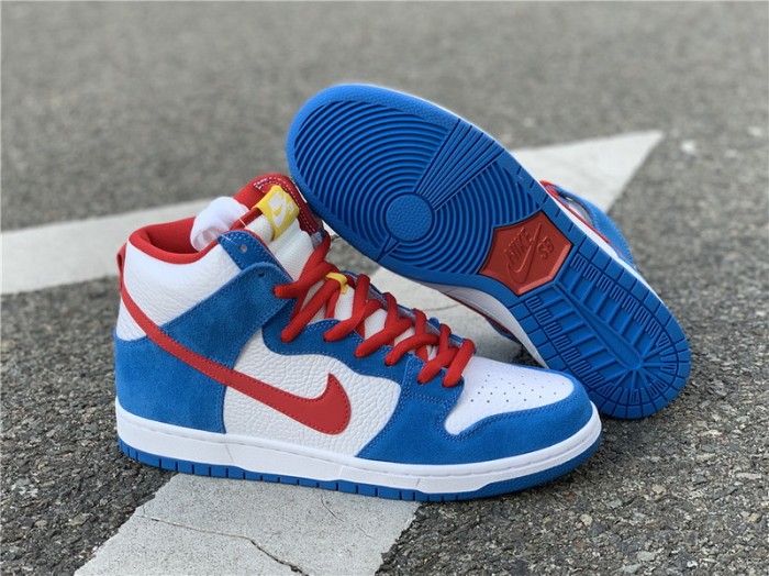 Authentic Nike SB Dunk High “Doraemon”
