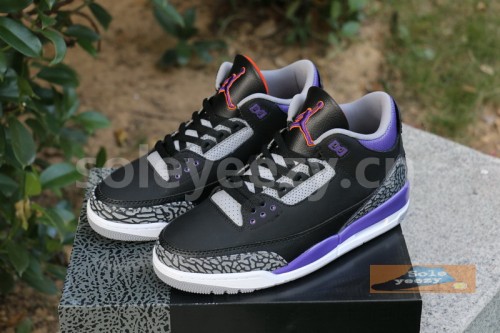 Authentic Air Jordan 3 “Court Purple”