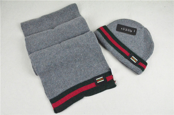 G Wool Cap Scarf AAA-026