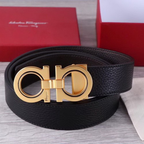 Super Perfect Quality Ferragamo Belts(100% Genuine Leather,steel Buckle)-855