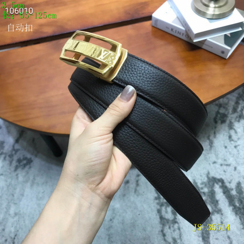 Super Perfect Quality LV Belts(100% Genuine Leather Steel Buckle)-2494