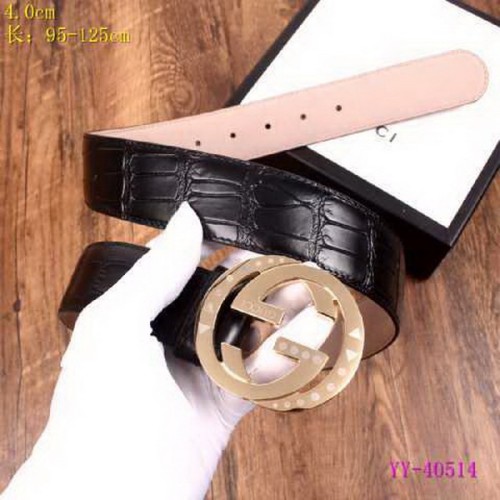 Super Perfect Quality G Belts(100% Genuine Leather,steel Buckle)-2609