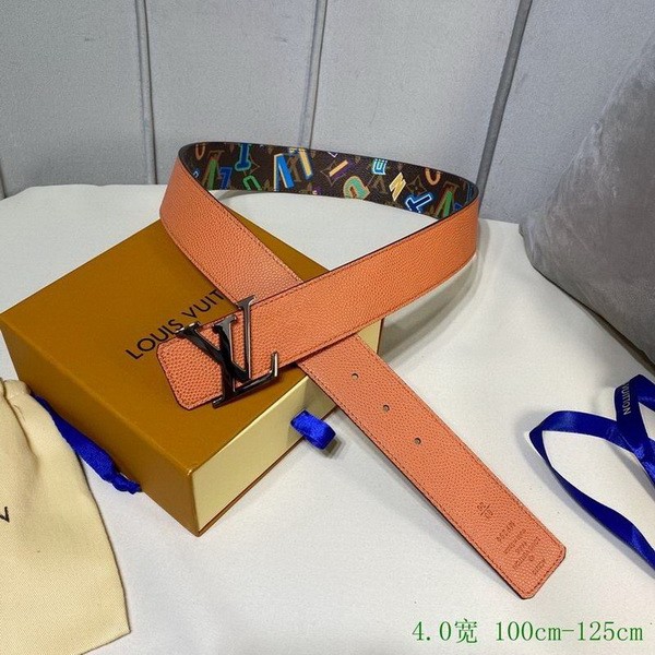 Super Perfect Quality LV Belts(100% Genuine Leather Steel Buckle)-2767