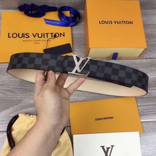 Super Perfect Quality LV Belts(100% Genuine Leather Steel Buckle)-1632