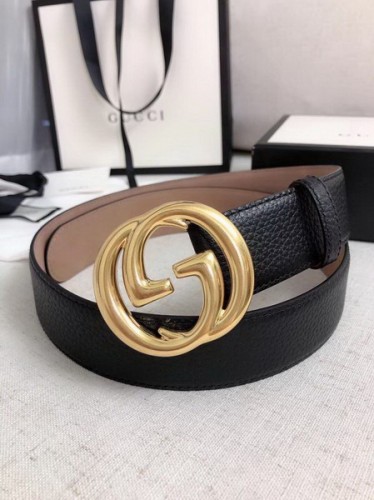 Super Perfect Quality G Belts(100% Genuine Leather,steel Buckle)-2159