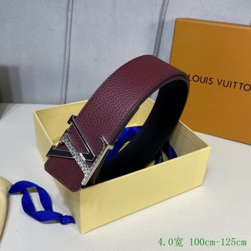 Super Perfect Quality LV Belts(100% Genuine Leather Steel Buckle)-2950