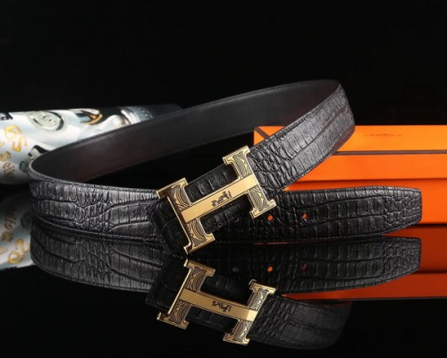Super Perfect Quality Hermes Belts(100% Genuine Leather,Reversible Steel Buckle)-097