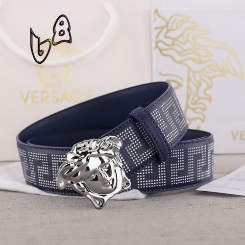 Super Perfect Quality Versace Belts(100% Genuine Leather,Steel Buckle)-414