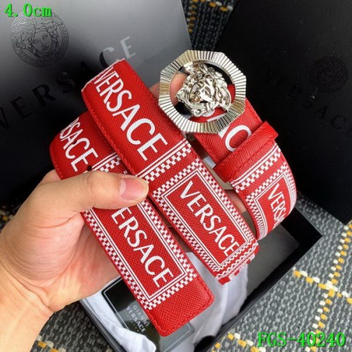 Super Perfect Quality Versace Belts(100% Genuine Leather,Steel Buckle)-705
