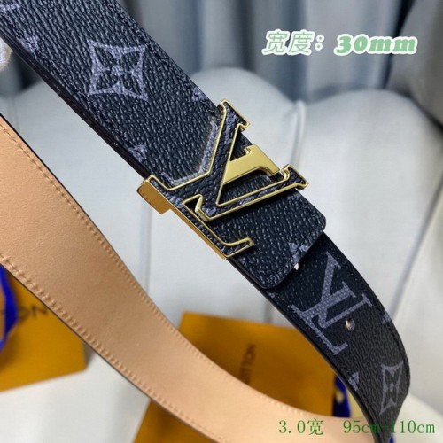 Super Perfect Quality LV Belts(100% Genuine Leather Steel Buckle)-2626