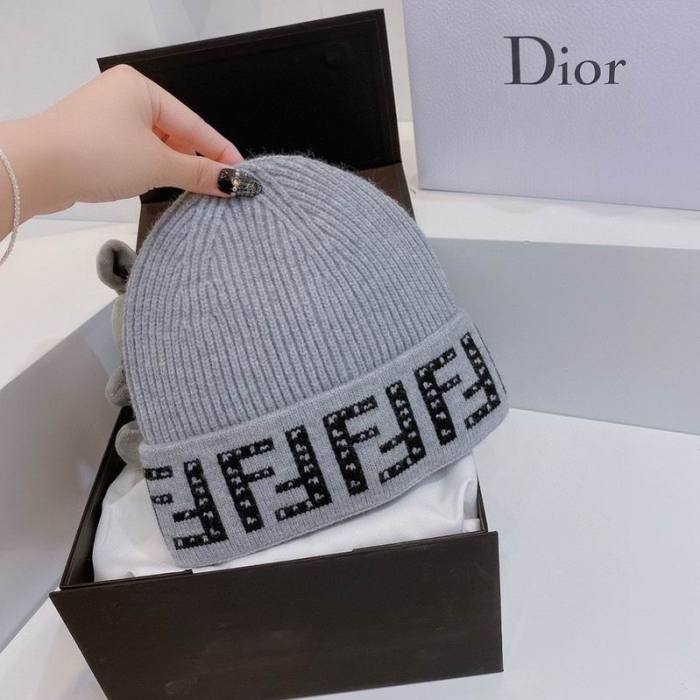 FD Wool Cap Scarf AAA-067