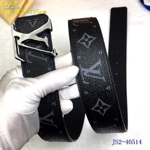Super Perfect Quality LV Belts(100% Genuine Leather Steel Buckle)-2547