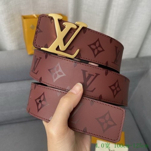 Super Perfect Quality LV Belts(100% Genuine Leather Steel Buckle)-2777