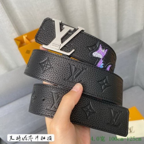Super Perfect Quality LV Belts(100% Genuine Leather Steel Buckle)-2794