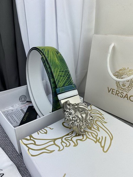 Super Perfect Quality Versace Belts(100% Genuine Leather,Steel Buckle)-441