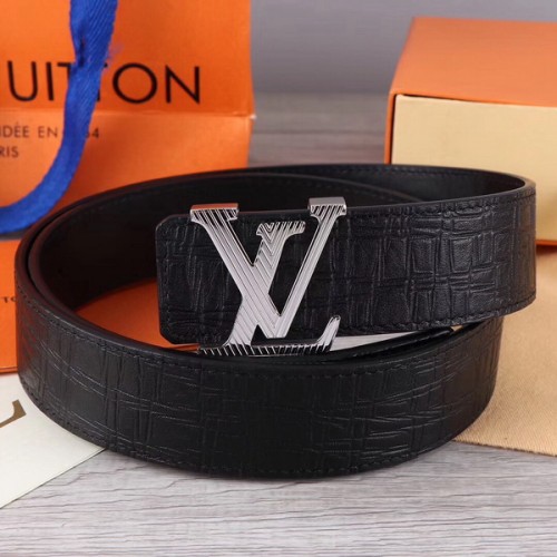 Super Perfect Quality LV Belts(100% Genuine Leather Steel Buckle)-2050