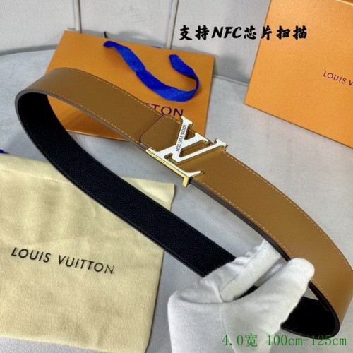 Super Perfect Quality LV Belts(100% Genuine Leather Steel Buckle)-2820