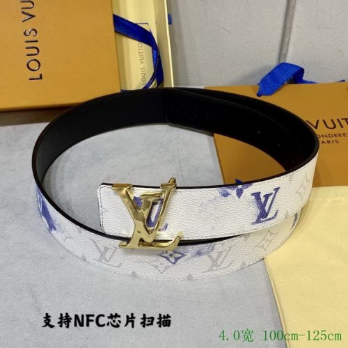 Super Perfect Quality LV Belts(100% Genuine Leather Steel Buckle)-3066