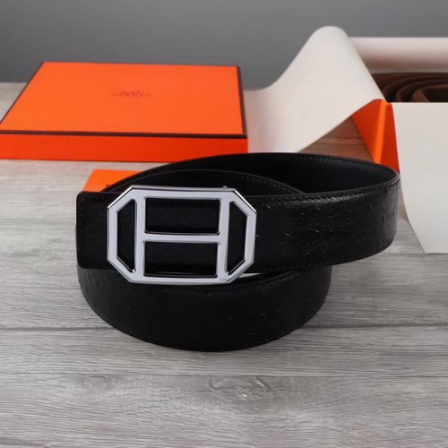 Super Perfect Quality Hermes Belts(100% Genuine Leather,Reversible Steel Buckle)-540