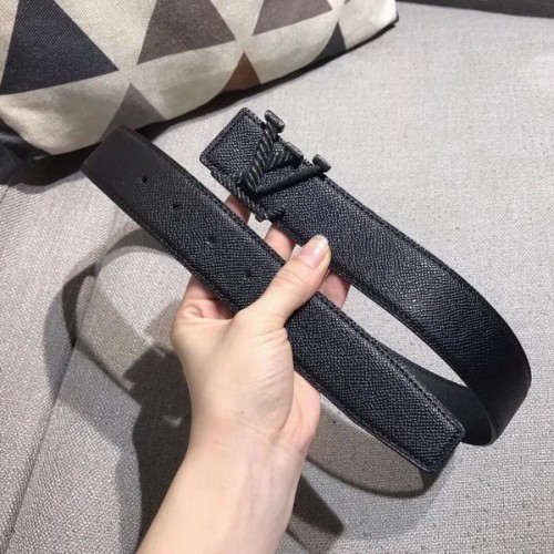 Super Perfect Quality LV Belts(100% Genuine Leather Steel Buckle)-2018