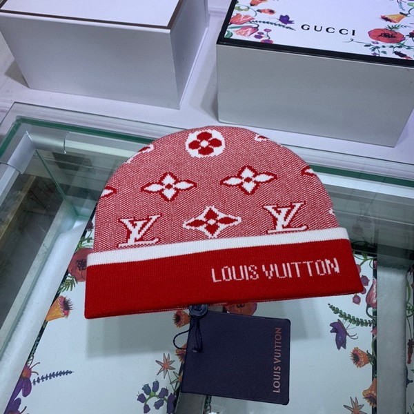 LV Wool Cap Scarf AAA-058