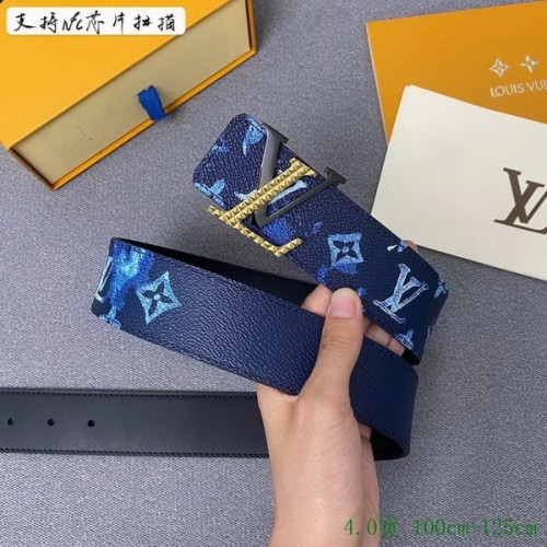 Super Perfect Quality LV Belts(100% Genuine Leather Steel Buckle)-3129