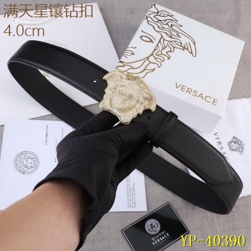 Super Perfect Quality Versace Belts(100% Genuine Leather,Steel Buckle)-716