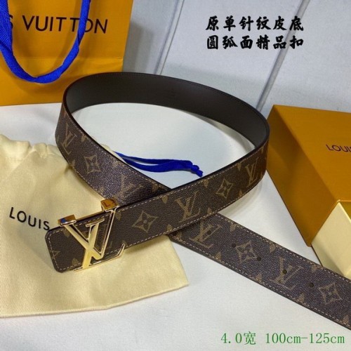 Super Perfect Quality LV Belts(100% Genuine Leather Steel Buckle)-2867