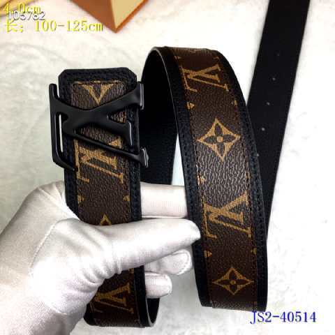 Super Perfect Quality LV Belts(100% Genuine Leather Steel Buckle)-2544