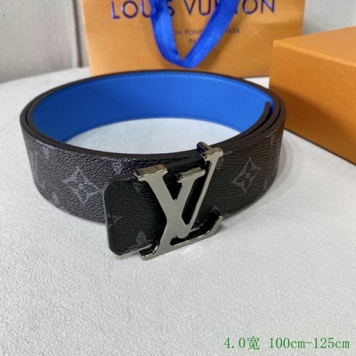 Super Perfect Quality LV Belts(100% Genuine Leather Steel Buckle)-3054