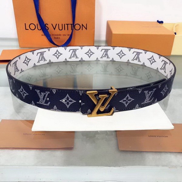 Super Perfect Quality LV Belts(100% Genuine Leather Steel Buckle)-1764