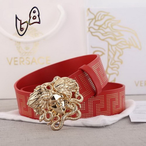 Super Perfect Quality Versace Belts(100% Genuine Leather,Steel Buckle)-410