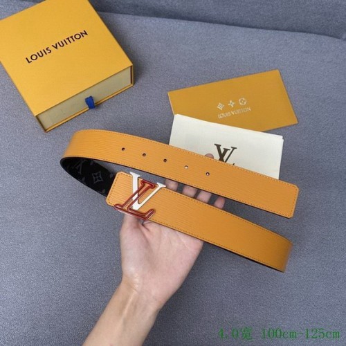 Super Perfect Quality LV Belts(100% Genuine Leather Steel Buckle)-3120