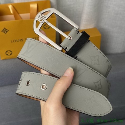 Super Perfect Quality LV Belts(100% Genuine Leather Steel Buckle)-2747