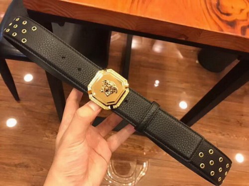 Super Perfect Quality Versace Belts(100% Genuine Leather,Steel Buckle)-220