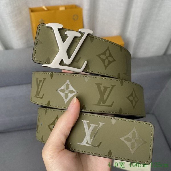 Super Perfect Quality LV Belts(100% Genuine Leather Steel Buckle)-2776
