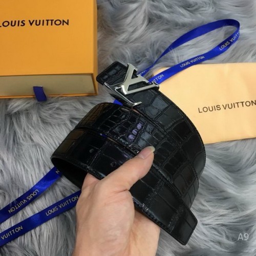 Super Perfect Quality LV Belts(100% Genuine Leather Steel Buckle)-2100