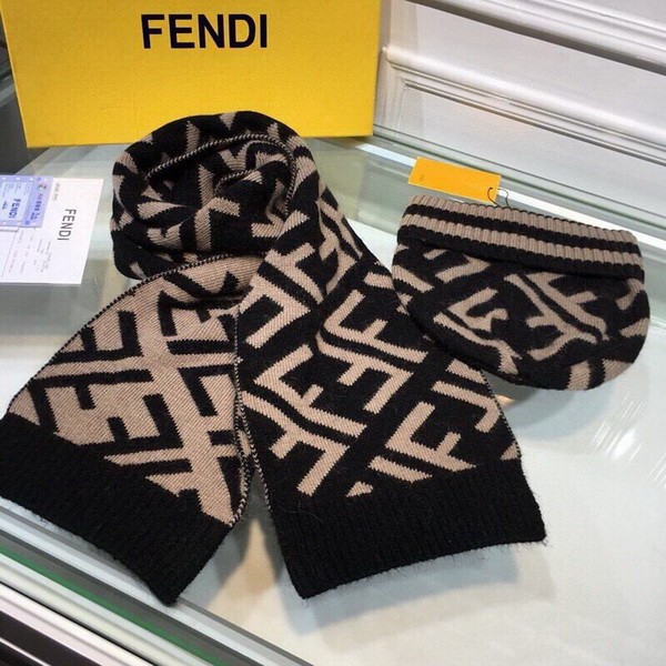 FD Wool Cap Scarf AAA-114