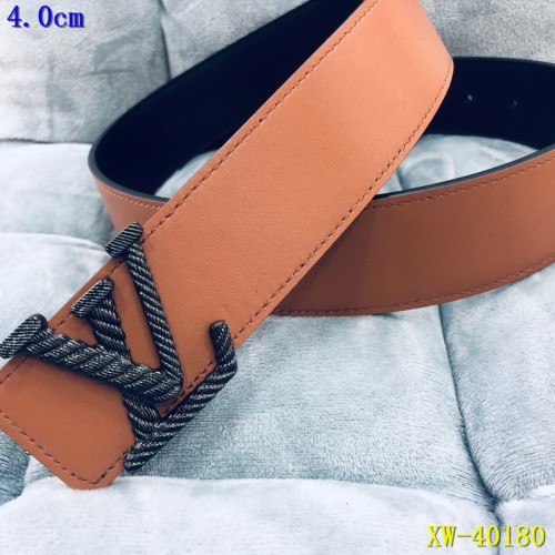 Super Perfect Quality LV Belts(100% Genuine Leather Steel Buckle)-1751
