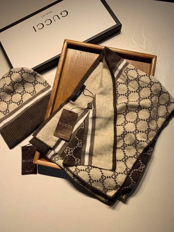 G Wool Cap Scarf AAA-178