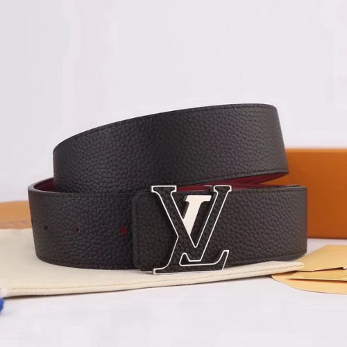 Super Perfect Quality LV Belts(100% Genuine Leather Steel Buckle)-1919