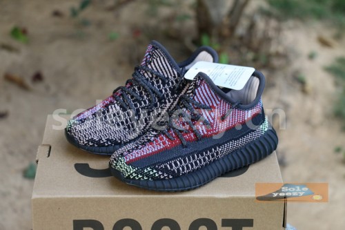 Authentic Yeezy 350 Boost V2 “Yecheil” Non-Reflective Kids Shoes