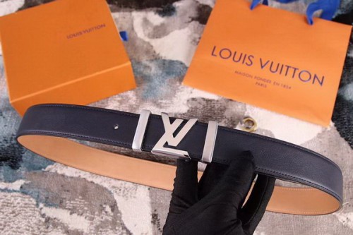 Super Perfect Quality LV Belts(100% Genuine Leather Steel Buckle)-1846